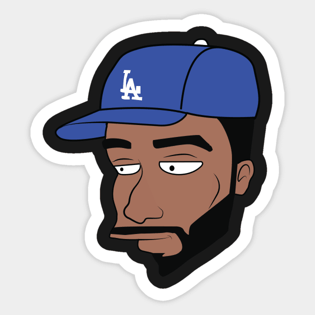 Baseball cap evan Sticker by targiu